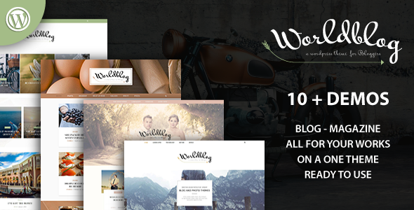 Worldblog - WordPress Blog and Magazine Theme Logo